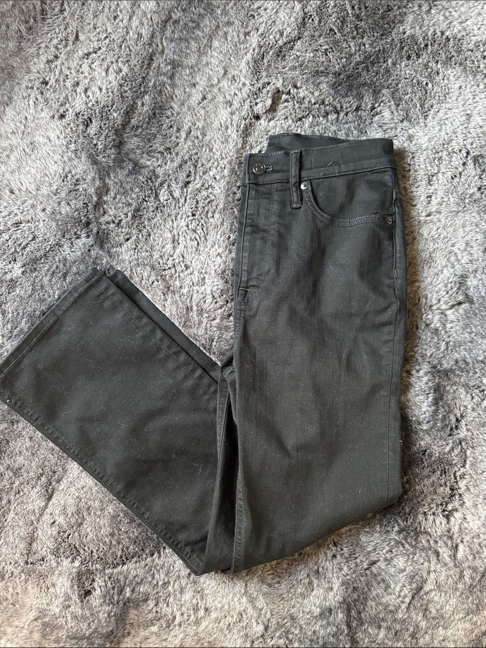 JCrew Billie Demi Boot Crop Black Jeans - Classic Everyday Style